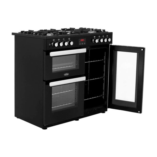 Belling Cookcentre X90G 90cm Gas Range Cooker - Black