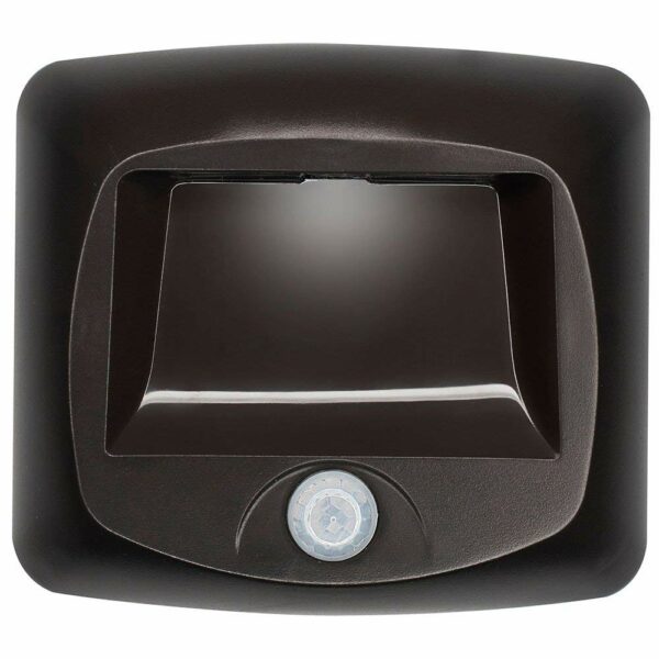 Mr. Beams MB520 Wirelsss Battery-Operated Indoor/Outdoor Motion-Sensing LED Step/Stair Light, Brown