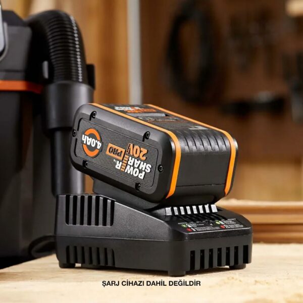 WORX WA3644 PowerShare Pro 20V 4.0Ah High-Capacity Battery with Battery Management System & Intelligent Power Control