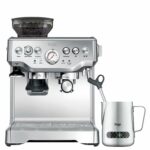 Sage - The Barista Express - Bean to Cup Coffee Machine with Grinder and Milk Frother, Brushed Stainless Steel