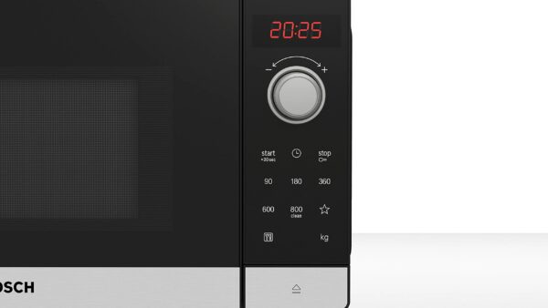 Bosch Home & Kitchen Appliances Bosch Serie 2 FFL023MS2B Freestanding microwave, 44 x 26 cm, Stainless steel