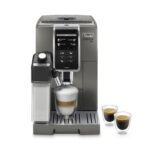 De'Longhi Dinamica Plus ECAM370.95.T, Automatic Bean to Cup Coffee Machine, LatteCrema Hot Milk Frother, Smart One Touch Technology, App, 3.5" Touchscreen, My Function, 1450W, Titanium