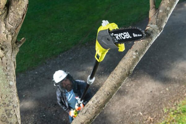 Ryobi Cordless Pole Pruner Opp1820 One+ 18V, Yellow, 20 cm Bar (Body only)
