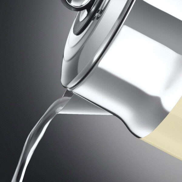 Russell Hobbs 21672 1.7l Capacity 360° Base Retro Vintage Kettle, Cream