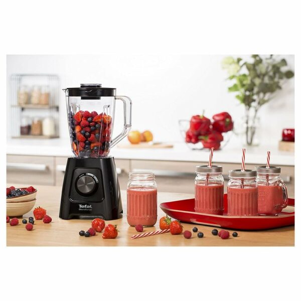 Tefal BL420840 Blendforce II Blender with Plastic Jug, 600 W, 1.5 liters, Black