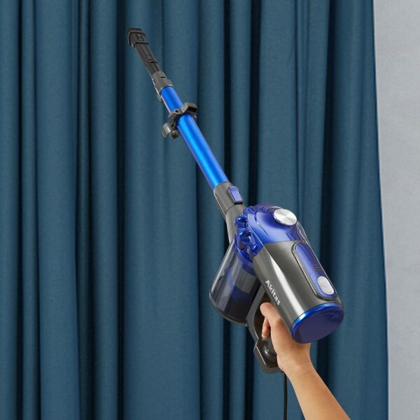 Akitas Cordless Vacuum Cleaner Upright Handheld Stick Lightweight Rechargeable Lithium Battery Good For Carpet, Pet Hair (AKV8)