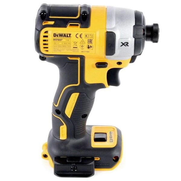 Dewalt DCF887NT 18V XR Li-Ion Brushless Impact Driver Body with Tstak Carry Case