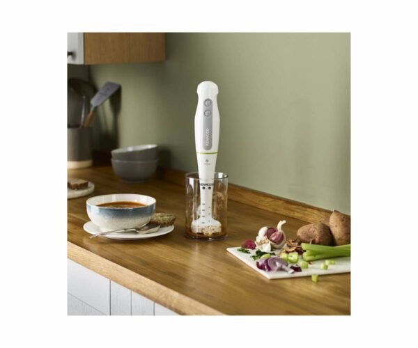 Kenwood Hand Blender, One Speed Mixer with Turbo, Triblend Wand, Anti-splash, 700W, HDP100WG, White