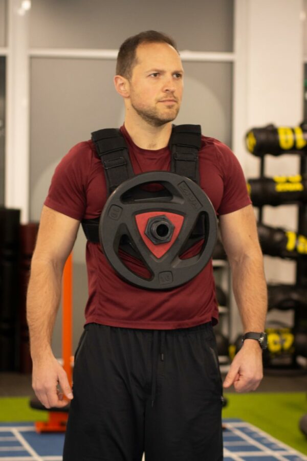 INFINITY Weighted Vest 80 KGs 175 Lbs Plate Carrier for Calistheincs, Fitness, Powerlifting (Free Bottle Included, Black)