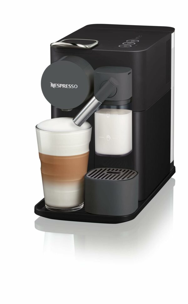 De'Longhi Lattissima One Evo Automatic Coffee Maker, Single-Serve Capsule Coffee Machine, Automatic frothed milk, Cappuccino and Latte, EN510.B, 1450 W, Black