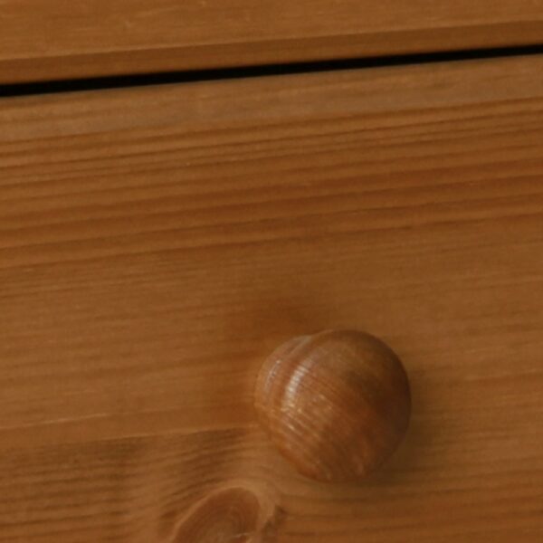 Furniture To Go Copenhagen 3-Drawer Bedside, 58 x 44 x 39 cm, Antique Pine