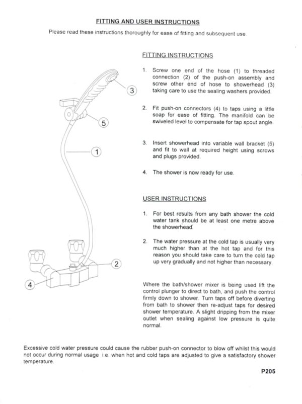 Grand Dicken Chrome Bath and Shower Mixer GD831/3689