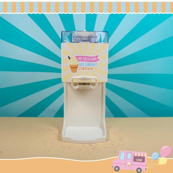 Mr Creations Ice Cream Station. Soft Whip Home Ice Cream Maker Machine. Soft Scoop Ice Cream Machine from Fizz Creations. Great Party Food! Soft Ice Cream Machine