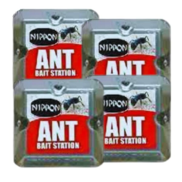 2 x Nippon Ant Bait Station Twin - nippon ant killer Ant Bait Station outdoor, ant nest killer bait stations also use as ant killer indoor, home, garden (ant traps)