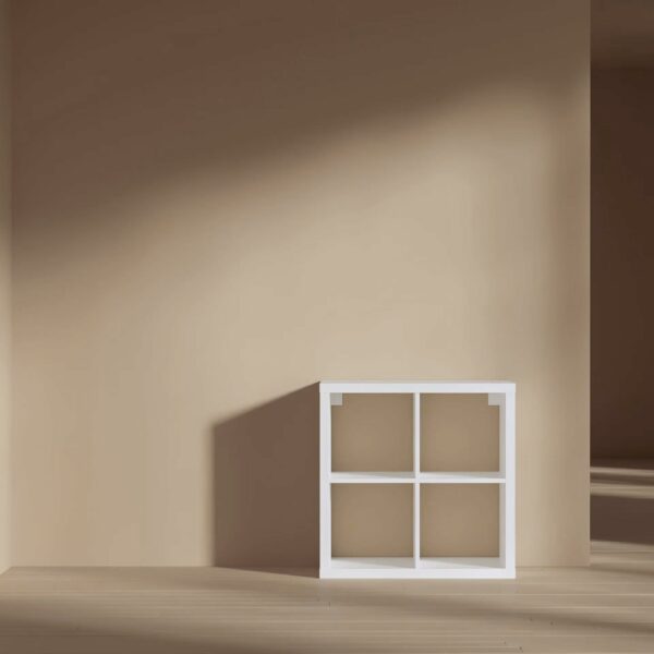 Ikea Kallax Shelving Unit, Bookcase, White, Perfect For Baskets Or Boxes