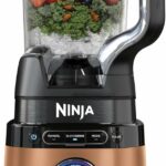 Ninja 2-in-1 Detect Power Blender Pro & Single Serve, 1200W Blender With Jug, & Single Serve Cup, Blend Smoothies, Chop Vegetables & Mix Frozen Drinks, Black/Copper, TB301UKCP