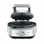 Sage - The No-Mess Waffle Maker - With Non-Stick Surface, No Mess Moat & Browning Control - Brushed Stainless Steel