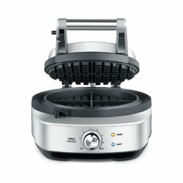 Sage - The No-Mess Waffle Maker - With Non-Stick Surface, No Mess Moat & Browning Control - Brushed Stainless Steel