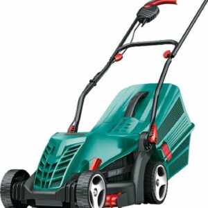 Bosch Electric Lawnmower Rotak 34 R (1300 W, Cutting width: 34 cm, 20-70 mm adjustable cutting height, In carton packaging)