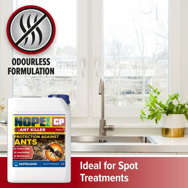 NOPE! CP Ant Killer (5 Litre) Long-Lasting, Fast Acting for Indoor and Outdoor use