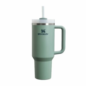Stanley Quencher H2.0 Flowstate Tumbler 1.2L - Cold For 11 Hours - Iced For 48 Hours - Metal Water Bottle With Straw, Handle And Lid - Dishwasher Safe - Travel Mug For Cold Drinks - Shale