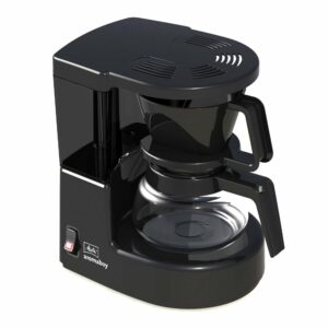 Melitta Filter Coffee Machine, Aromaboy Model, Stainless Steel, Black, Art.No. 6707286