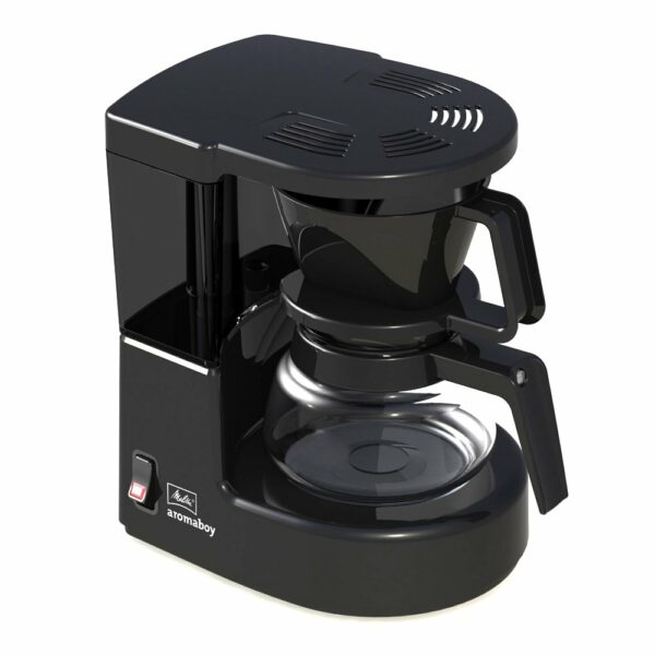 Melitta Filter Coffee Machine, Aromaboy Model, Stainless Steel, Black, Art.No. 6707286
