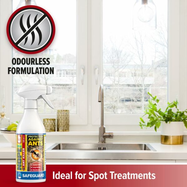 NOPE! CP Ant Killer Spray - 500ml - Spray Long-Lasting, Fast Acting for Indoor and Outdoor use