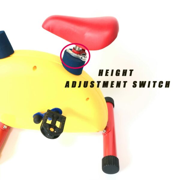 PDKJNID Kid Stationary Bike Fun And Fitness Exercise Equipment For Kids, Adjustable Resistance And Seat Height Children Indoor Outdoor Sports Bike, For Boys Girls Ages 3-8 Year Old
