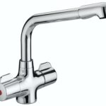 Bristan MH SNK EF C Manhattan Easyfit Kitchen Sink Mixer Tap with Swivel Spout, Chrome
