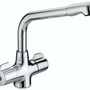 Bristan MH SNK EF C Manhattan Easyfit Kitchen Sink Mixer Tap with Swivel Spout, Chrome