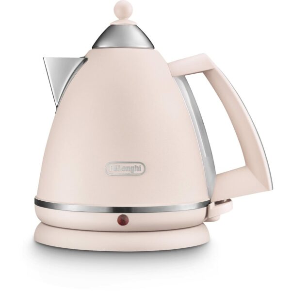 De'Longhi Argento Flora KBX3016.PK Kettle, 360 Swivel base & cord storage, Pink