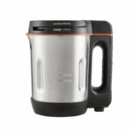 Morphy Richards Compact Soup Maker, Blend & Cook Smooth & Chunky Soup, Smoothies, Black & Stainless Steel, 1 Litre, 900 W, 501021