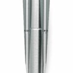 Brabantia Metal Ground Spike with Handy Closure Cap - Corrosion Resistant Galvanized Steel - Ready to Go - Top Spinner