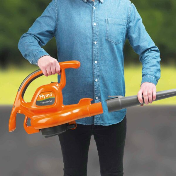 Flymo PowerVac 3000 Electric Garden Blower & Vacuum | 3-in-1 Powerful Leaf Blower, Vacuum & Mulcher | 3000W