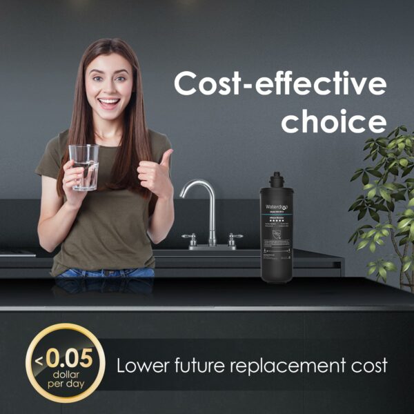 Waterdrop WD-RF10 Water Filter, NSF/ANSI 42 Certified, 30,000 Liters High Capacity, Replacement for Waterdrop Under Sink Water Filtration System WD-10UA, WD-10UB