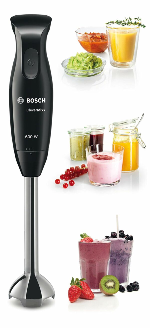 Bosch CleverMixx MSM2610BGB Hand Blender, 600 W - Black & Anthracite