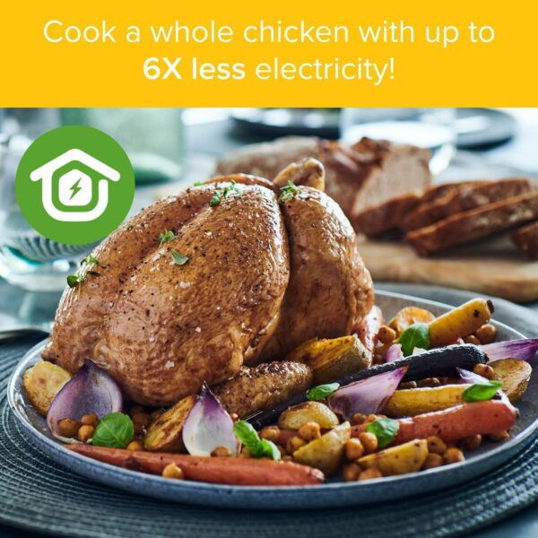 Drew&Cole Pressure King Pro 14-in-1 Digital Pressure Cooker – 4.8L Capacity – Automatic Keep Warm - 24h Delay Timer – Oven & Dishwasher Safe - 6+ servings - Charcoal Grey