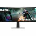 Samsung Odyssey OLED G9 LS49DG912SUXXU 49" Curved DQHD Gaming Monitor - 0.03ms, 144Hz, 5120x1440, HDMI 2.1, Displayport, USB