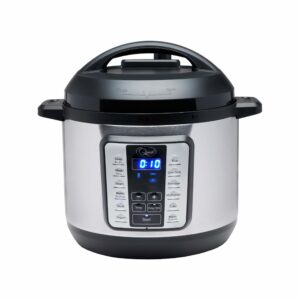 Quest 63009 Pressure Cooker Electric 6L / 12-in-1 Multi-Function Cooker/Stainless Steel Housing / 1000W / Slow Cook, Steam, Roast, Keep Warm & More/Recipe Book Included