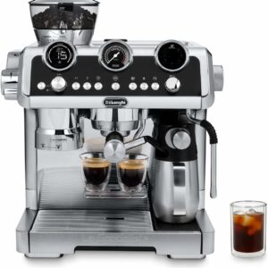 De'Longhi La Specialista Maestro EC9865.M Cold Brew Coffee, Manual Coffee Machine, Cold Extraction Technology, Smart Tamping Station, 8 Hot & Cold Recipes, Manual and Automatic Milk Frothing, Metal