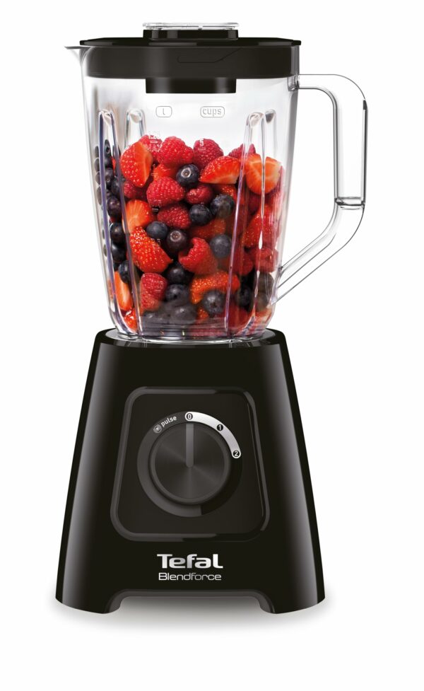 Tefal BL420840 Blendforce II Blender with Plastic Jug, 600 W, 1.5 liters, Black