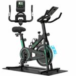 Micyox MX87 Magnetic Exercise Bike With 26lb Flywheel, Digital Monitor with Heart Rate Sensor, iPad/Phone Holder For Heavy People Home Use