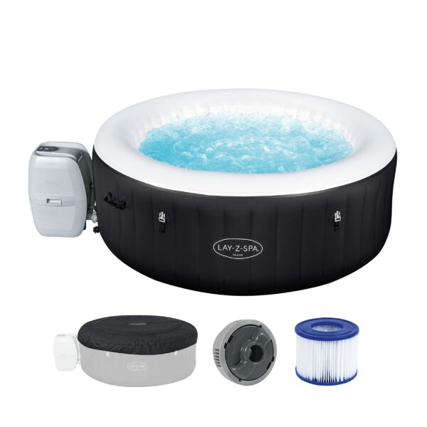 Lay-Z-Spa Miami AirJet Inflatable Hot Tub Spa 2-4 person