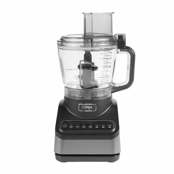 Ninja Food Processor with 4 Automatic Programs; Chop, Puree, Slice, Mix, and 3 Manual Speeds, 2.1L Bowl, Chopping, Slicing & Dough Blades, 850W, Dishwasher Safe Parts, Black BN650UK