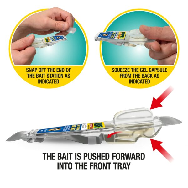 NOPE! Ant Killer Bait Station (6 x 5g) Indoor & Outdoor. Eradicates Ants and their Colony & Nest