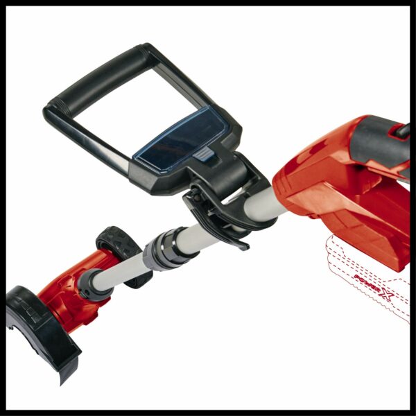 Einhell Power X-Change 18V Cordless Grout Cleaner - Adjustable Telescopic Long Handle, Replaceable Brushes (Nylon And Steel Included) - GE-CC 18 Li Solo (Battery Not Included)
