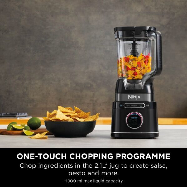 Ninja 2-in-1 Detect Power Blender Pro & Single Serve, 1200W Blender With Jug, & 2x Single Serve Cups, Blend Smoothies, Chop Vegetables & Mix Frozen Drinks, Black, TB301UK