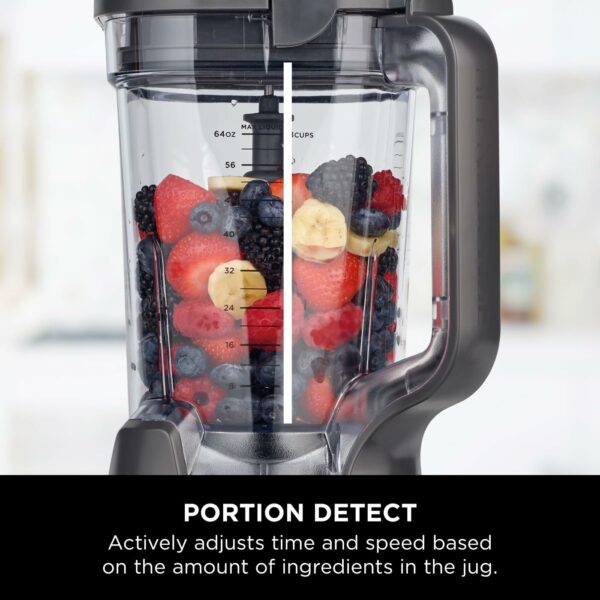 Ninja 2-in-1 Detect Power Blender Pro & Single Serve, 1200W Blender With Jug, & Single Serve Cup, Blend Smoothies, Chop Vegetables & Mix Frozen Drinks, Black/Copper, TB301UKCP