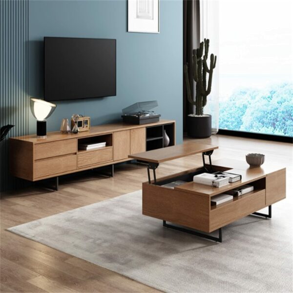 Coffee Table Nordic Lifting Coffee Table Multifunctional Tea Table Modern Minimalist Living Room Furniture Small Apartment Industrial